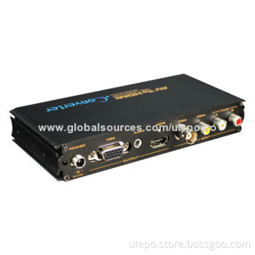 AV to VGA and HDMI Converter